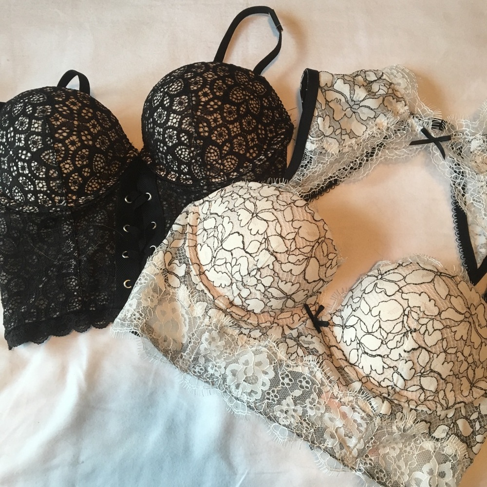 NWT Victoria's Secret 32C Padded Demi Bras